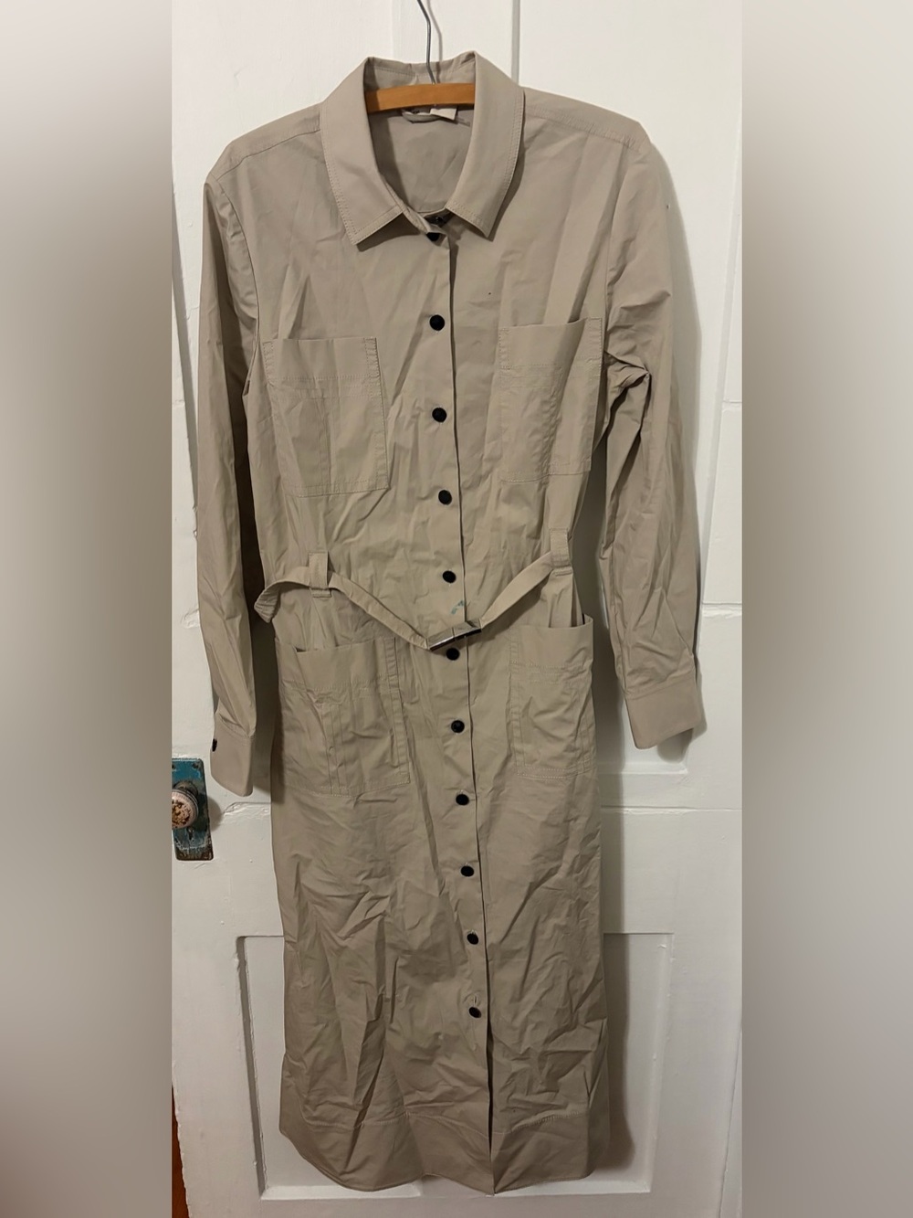 TORY BURCH
Cotton Stretch Shirt Dress With Belt - Picture 4 of 6